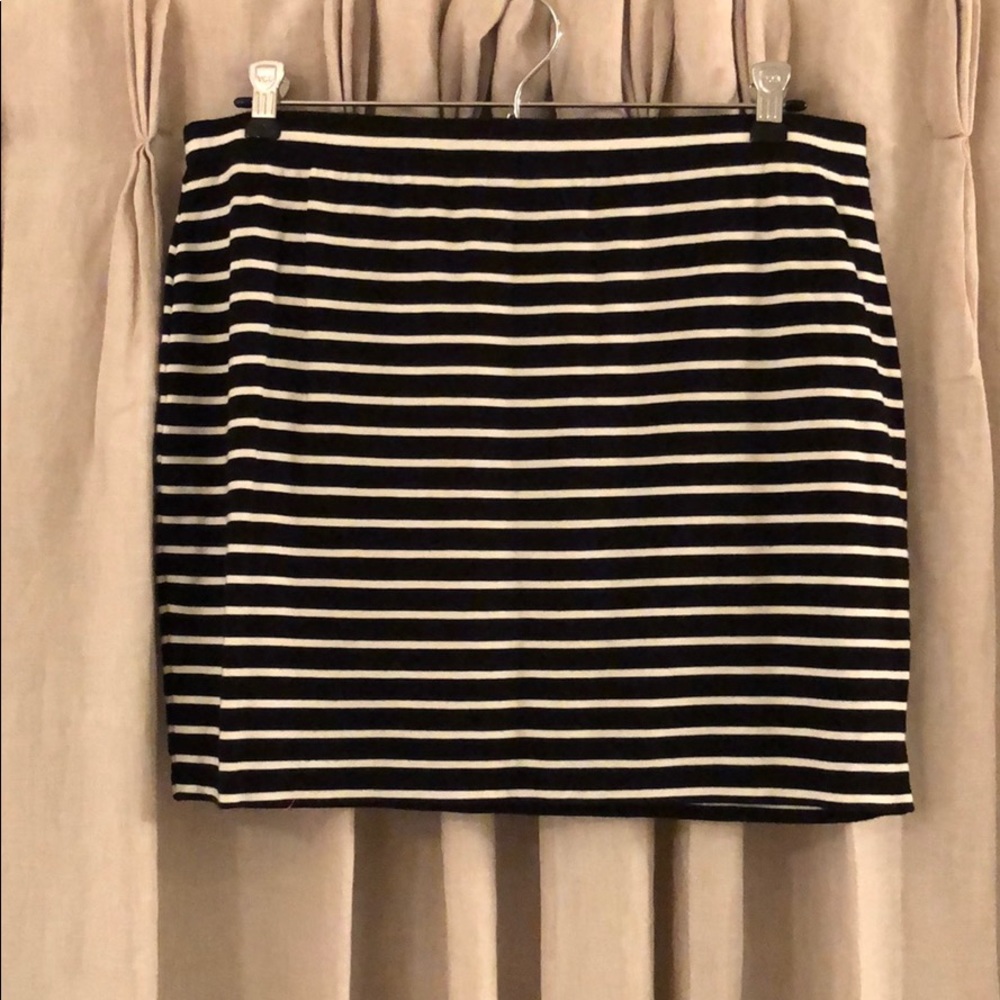 Black/White Striped Mini